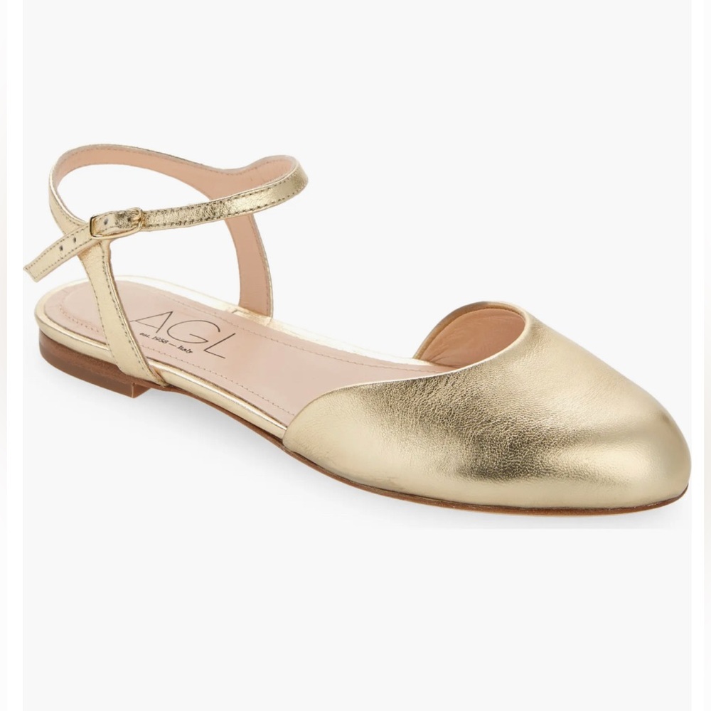 Milly Ankle Strap Flat (Women) – Size 37.5 (US ~7.5)